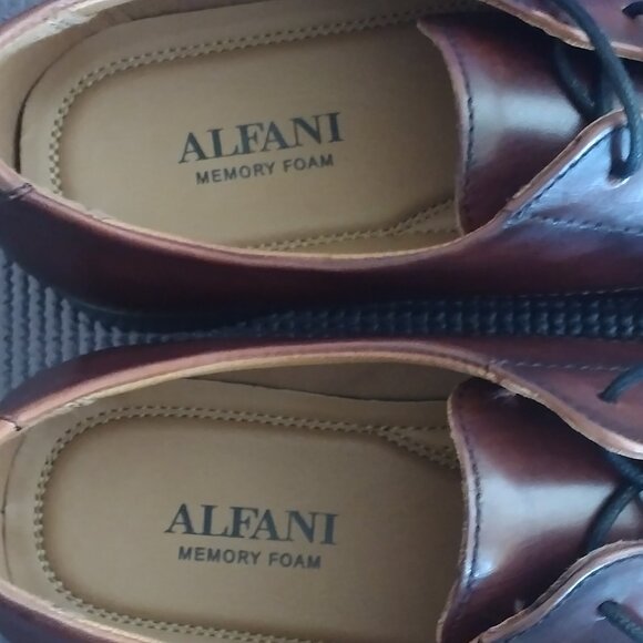 Alfani Men's Darwing Lace Up Leather NWB - Picture 12 of 15